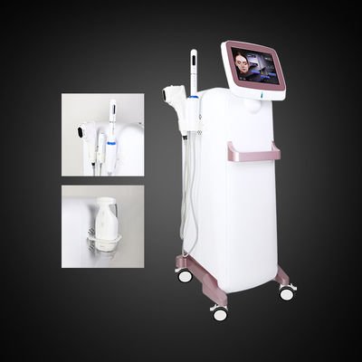 गैर आक्रामक सेल्युलाईट कम करने और वसा हटाने के लिए AC110V 220V इनपुट वोल्टेज HIFU मशीन