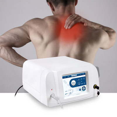 Myofascial ट्रिगर प्वाइंट शारीरिक शॉकवेव थेरेपी उपकरण पीठ और कंधों पर