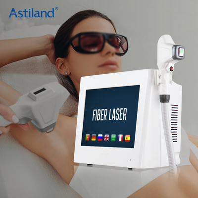 Astiland फाइबर लेजर बालों को हटाने की मशीन स्थायी 50000000 शॉट्स जीवनकाल